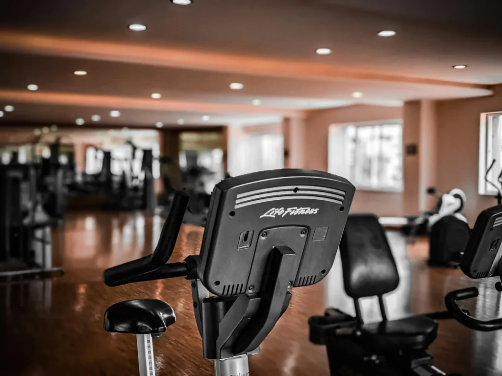 Fitness center equipment